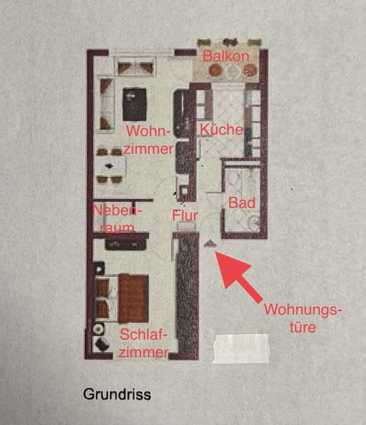 Stilvoll modernisierte 2-Zimmer-Wohnung in Ludwigsburg